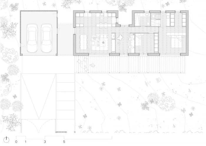 平面圖 Plan 西班牙Pedrezuela之家 Spain House 私人住宅/Slow Studio
