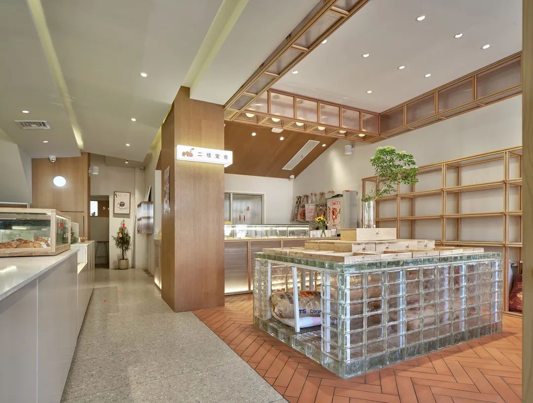 一樓室內空間 蘇州日系麵包店室內設計Poka Poka Bakery／築寸空間設計