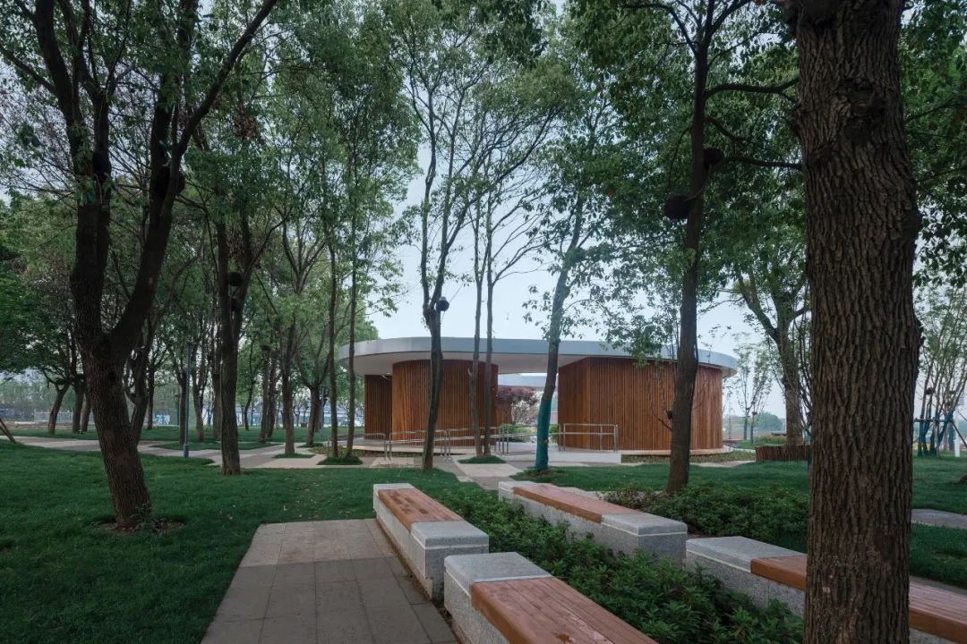 梁子湖畔長嶺渡口公廁 景觀公共廁所 china public toilet/原榀建築事務所