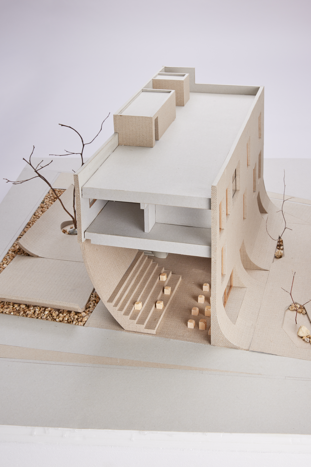模型 韓國泰瑞咖啡館Café Teri (카페태리, 봉이호떡)／NAMELESS Architecture