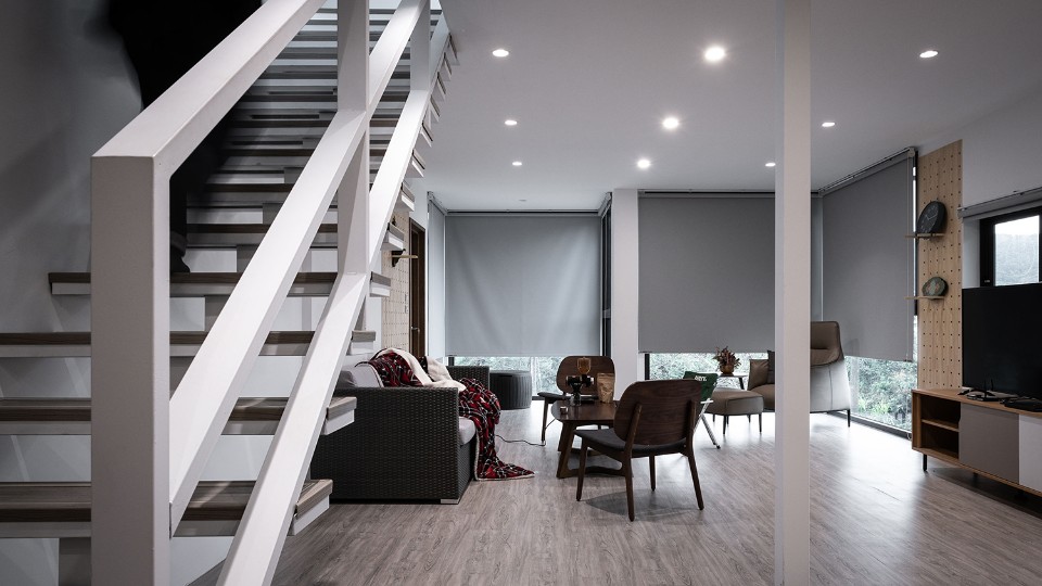 二樓室內 container house 台中貨櫃屋 漂浮之屋／七澄建築