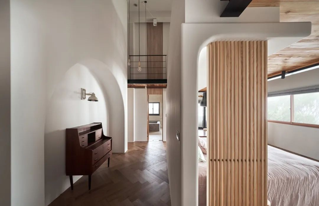 臥室及走廊 山野聚所私人住宅/SOAR Design 合風蒼飛設計