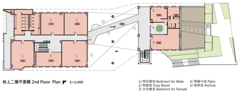 平面圖 桃園市大有消防分隊／許智凱建築師事務所