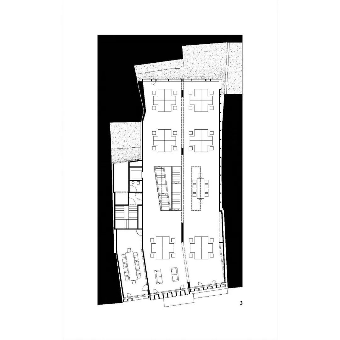 平面圖 Plan 西班牙維戈大學在市區的新總部 Edificio Redeiras - Universidade de Vigo/Abalo Alonso Arquitectos