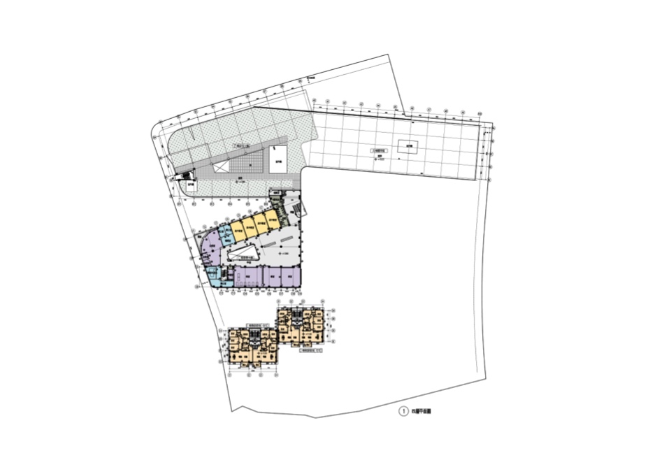 全區四層平面圖 馬禮遜美國學校新北校區Morrison Academy Taipei Campus ／侯銘賢建築師事務所＋禾重建築周榮敬