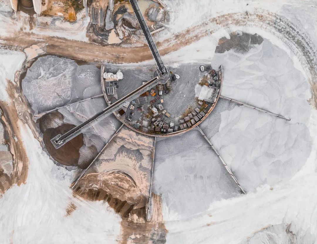 Tom Hegen's 'The Quarry Series' captures open pit mining in Augsburg, Germany. Image © Tom Hegen