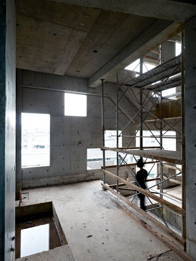 施工過程 台北士林透天厝 住宅 音樂之屋House of Music／XRANGE 十一事務所