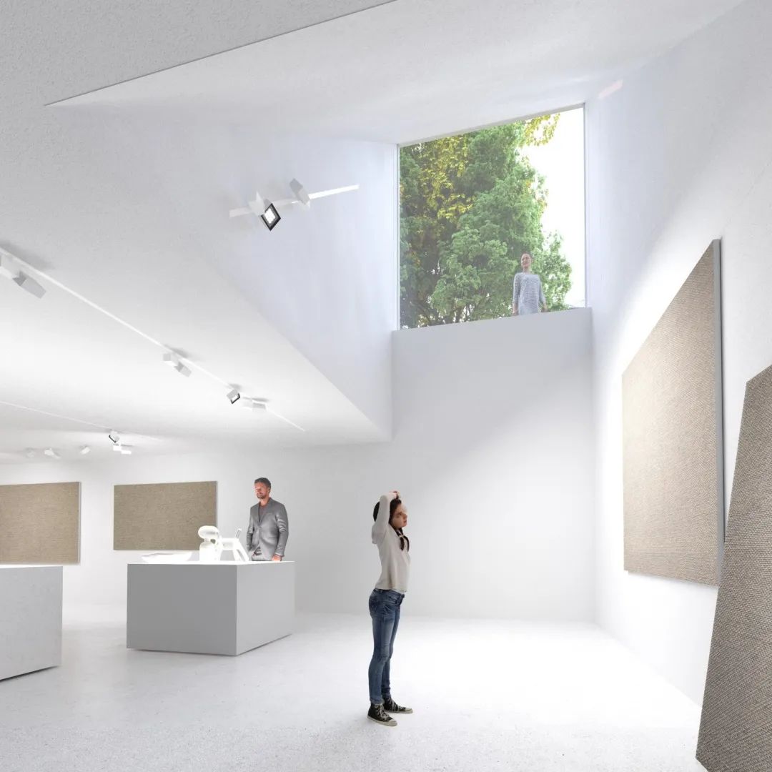 室內效果圖 芬蘭夏佩美術館Chappe Art Museum/JKMM