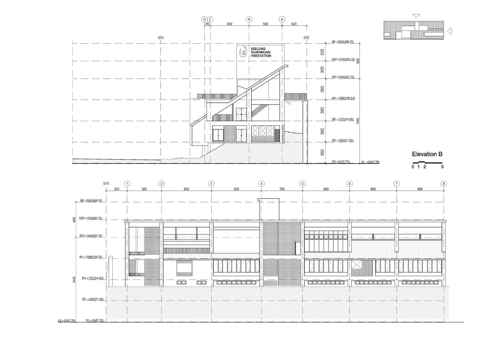 基隆市消防局暖暖分隊／十彥建築師事務所+張全智建築師事務所