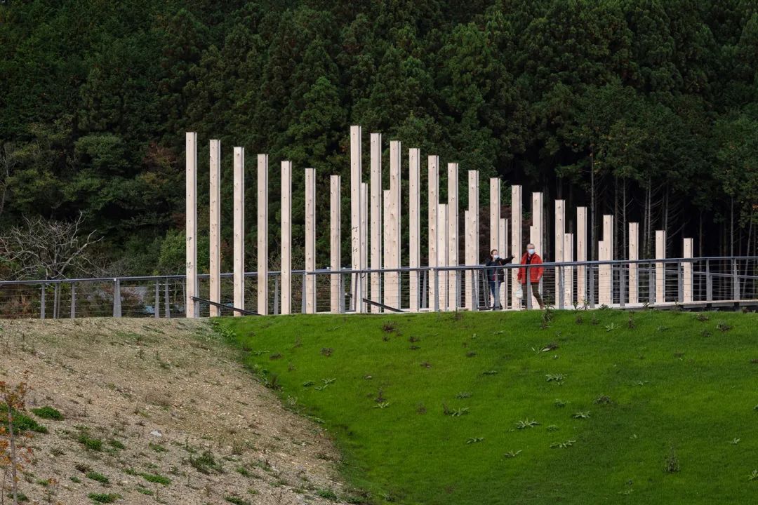 南三陸中橋人行步橋Pedestrian Bridge／Kengo Kuma隈研吾建築都市設計事務所