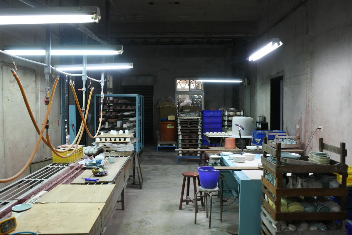 上釉區、燒製區 – 作業彙整 安達窯工廠見學改造 室內設計／本埠設計 蔡嘉豪