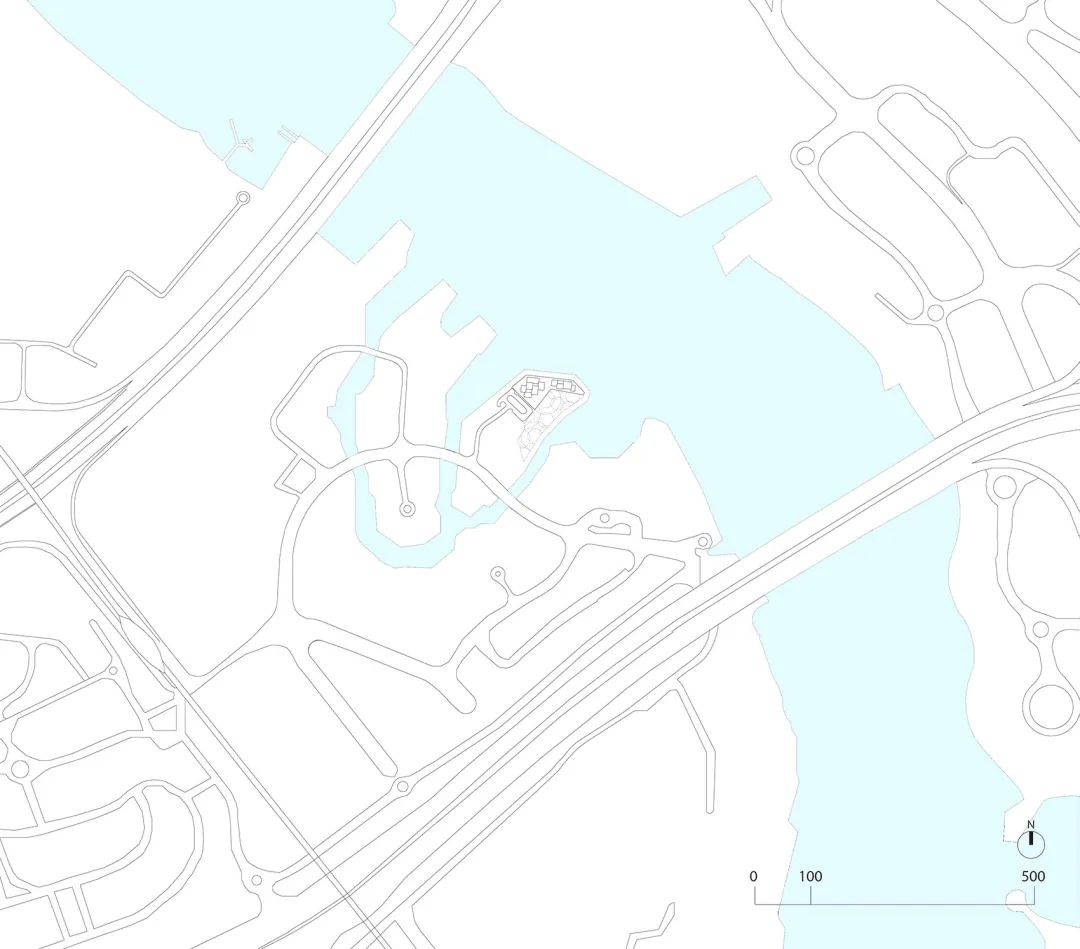 基地平面圖 Plan　杜拜藝術公園Dubai Jaddaf Waterfront Park／waiwai