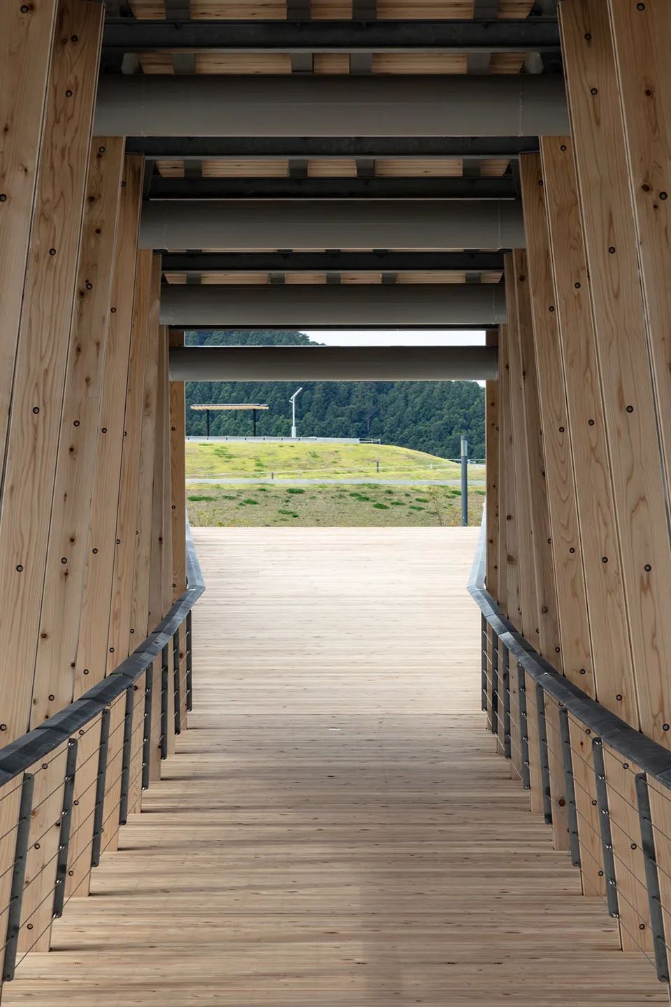 南三陸中橋人行步橋Pedestrian Bridge／Kengo Kuma隈研吾建築都市設計事務所