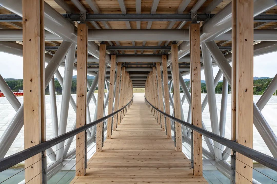 南三陸中橋人行步橋Pedestrian Bridge／Kengo Kuma隈研吾建築都市設計事務所