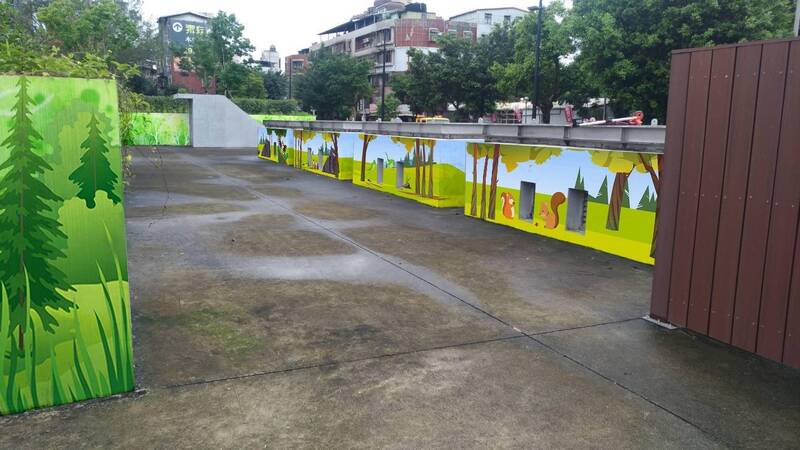 地方民意、里長、議員建議的彩繪牆面