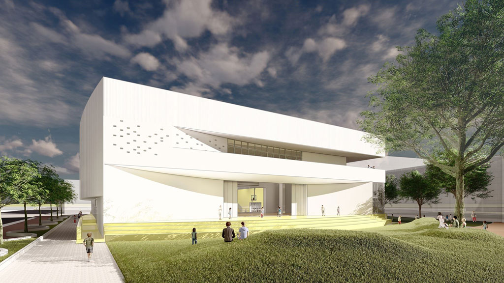 賴人碩建築師設計,嘉義市興安國小活動中心新建工程開工動土