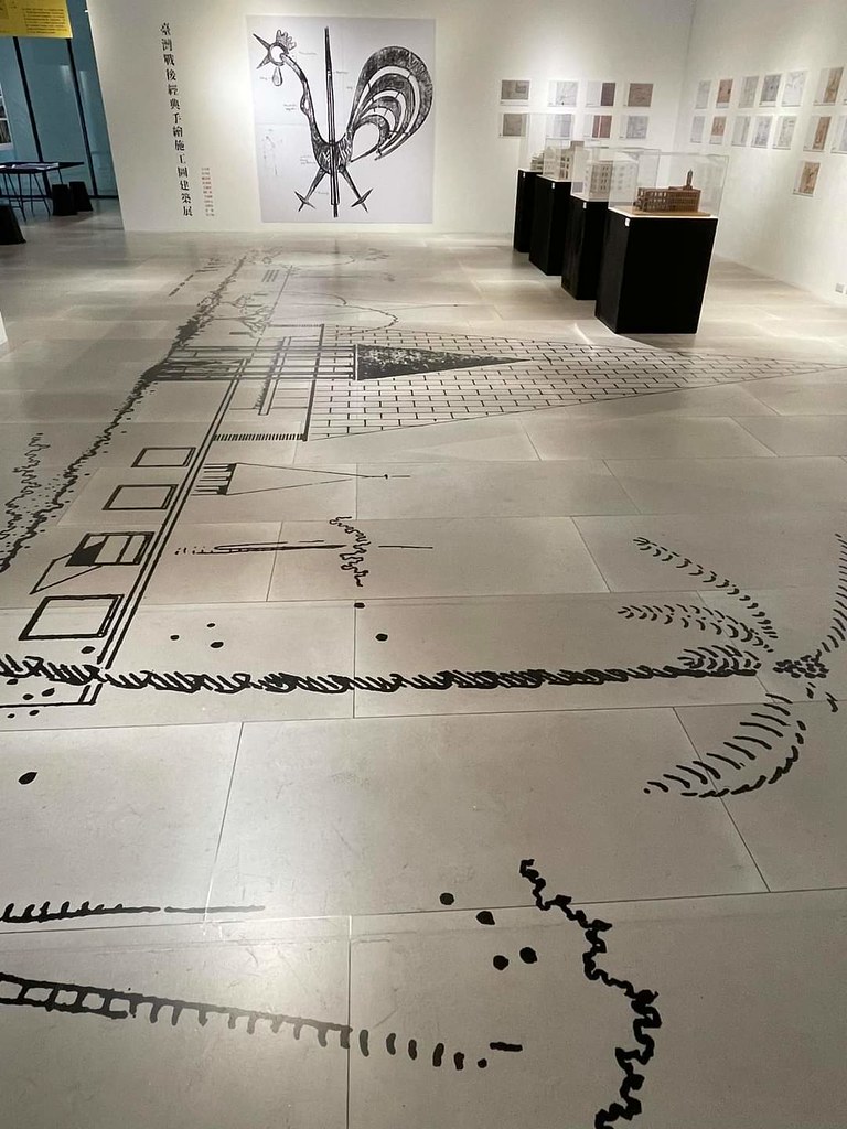 台灣戰後經典手繪施工圖建築展，展場空間