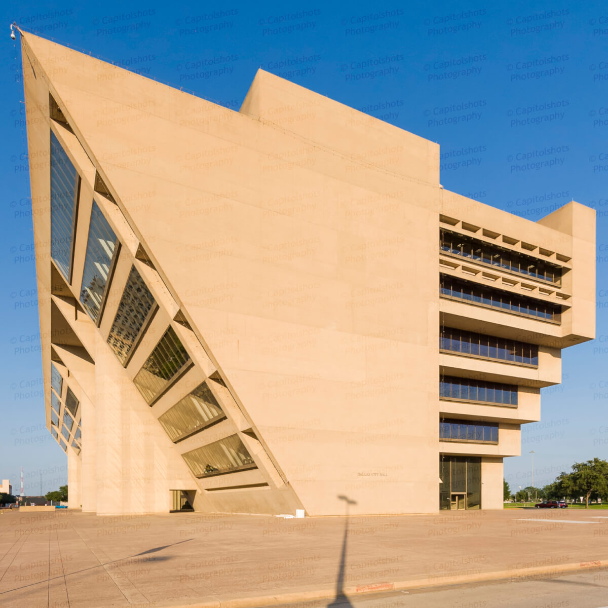 達拉斯市政廳Dallas City Hall／貝聿銘I. M. Pei