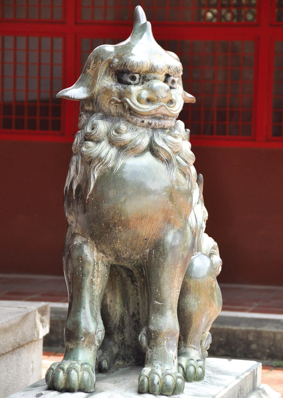 圖片來源：傅朝卿攝原台南神社狛犬