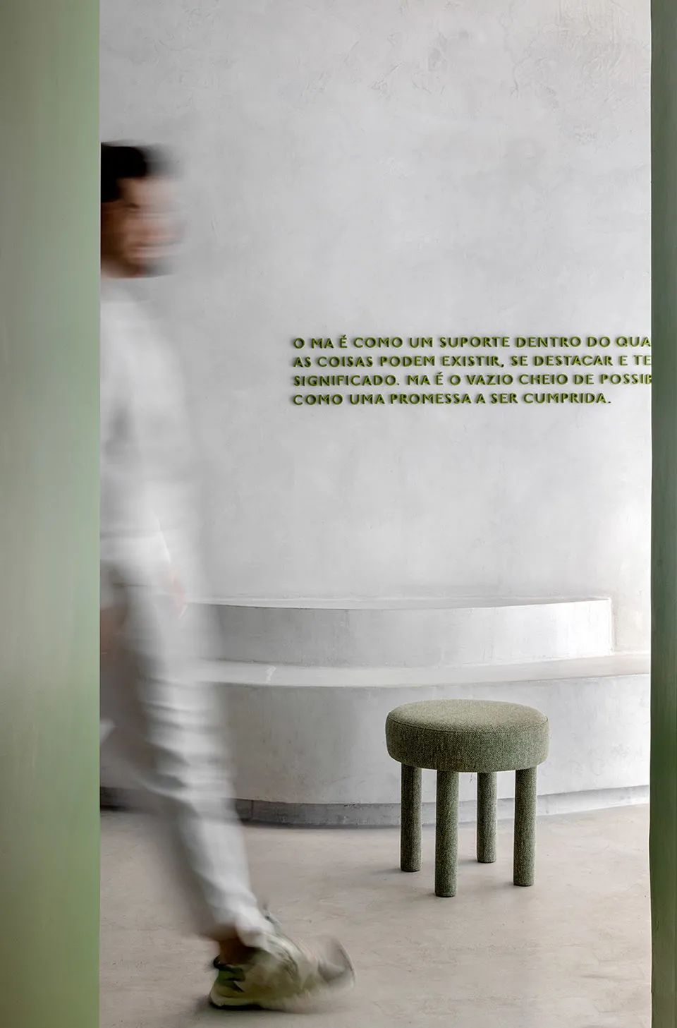 巴西抹茶咖啡店室內設計 Brazeil matcharia Green Blood interior design／Studio Guilherme Garcia