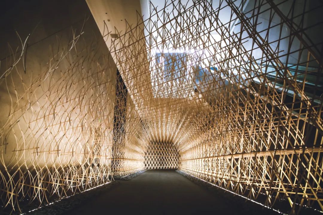 作為北京嘉德藝術中心2022年度的重要展覽之一，隈研吾的最大規模體驗式展覽《五感的建築》在2022年7月22日到2022年10月30日期間展出