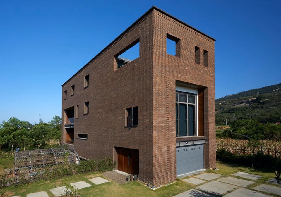 西南向立面 金門磚屋The Bricks/宏矩建築師事務所