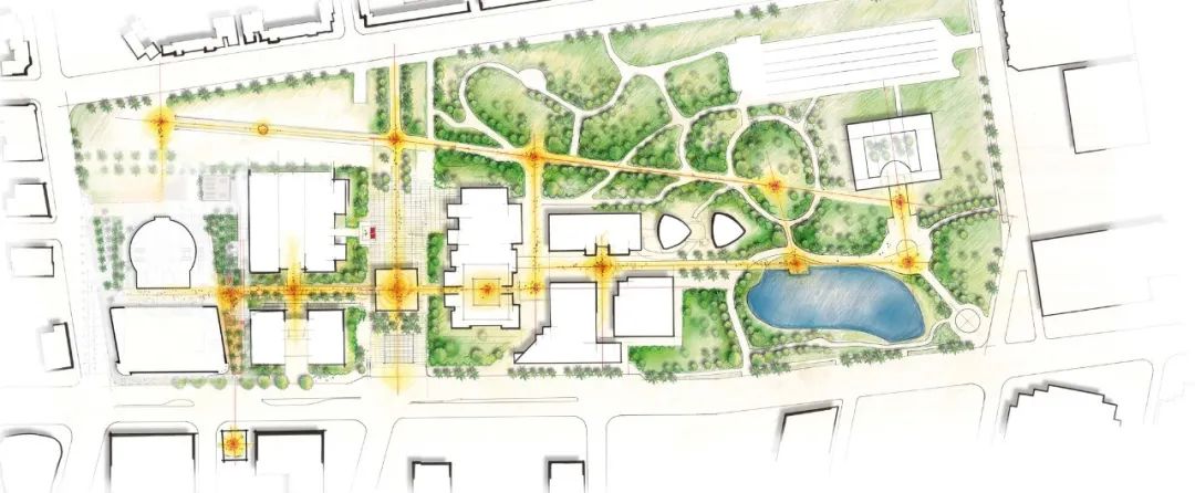 全區配置圖 洛杉磯奧斯卡電影博物館 Academy Museum of Motion Pictures／Renzo Piano Building Workshop + Gensler