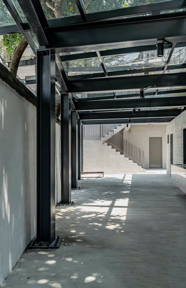 附屬建築構造與既有建築的對話 國家人權博物館-人權學習中心／徐忠瑋建築師事務所+方禾設計