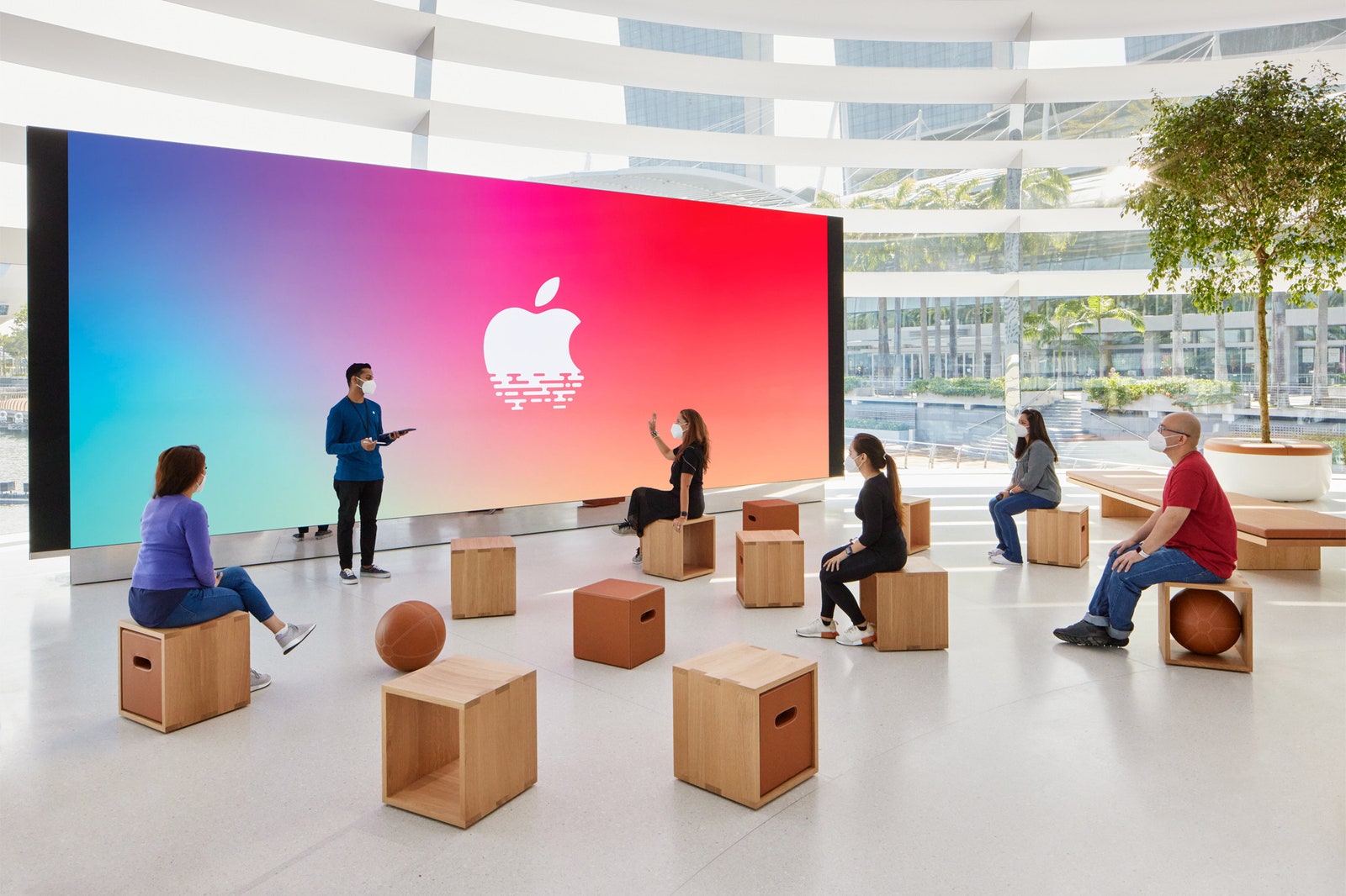 新加坡濱海灣金沙旗艦店Apple Marina Bay Sands╱Norman Foster 建築師事務所
