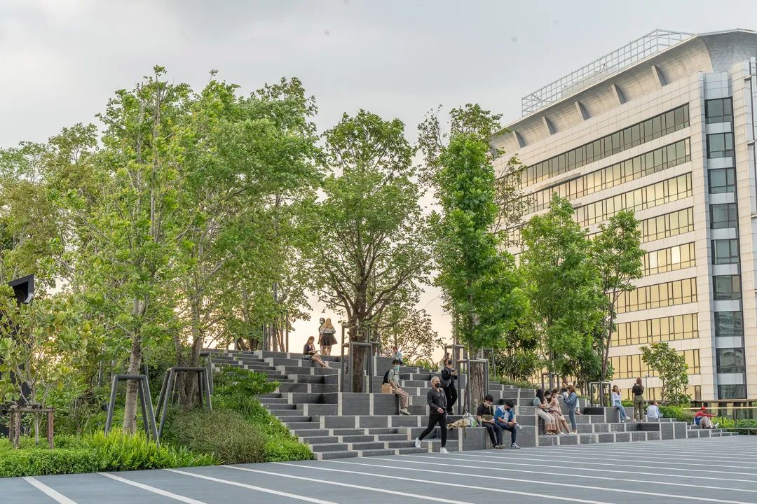 屋頂的一角被抬起以形成劇場式空間