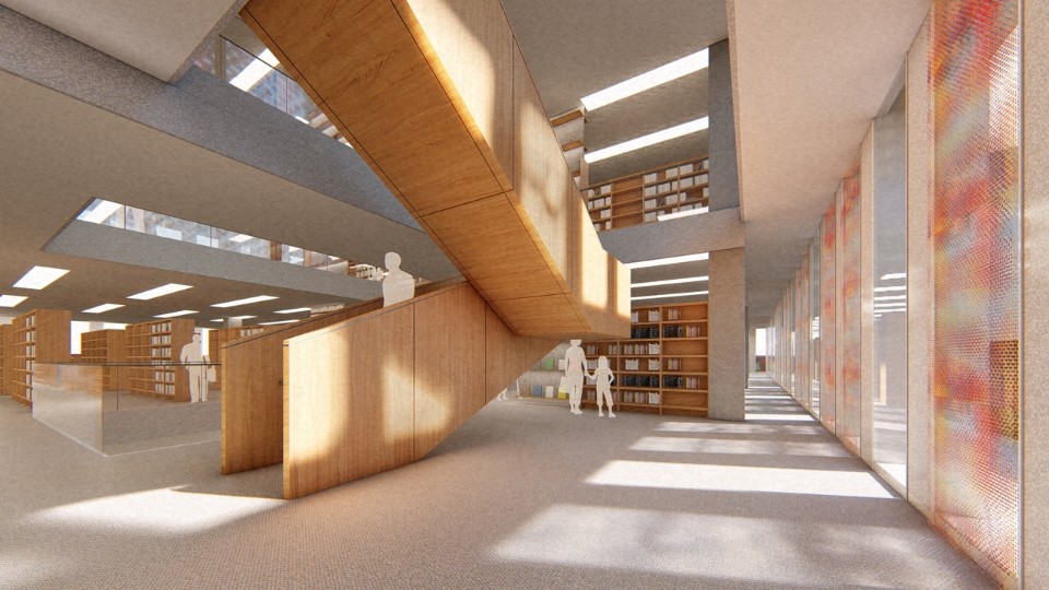 新竹市圖書館新總館競圖提案／姜樂靜建築師事務所