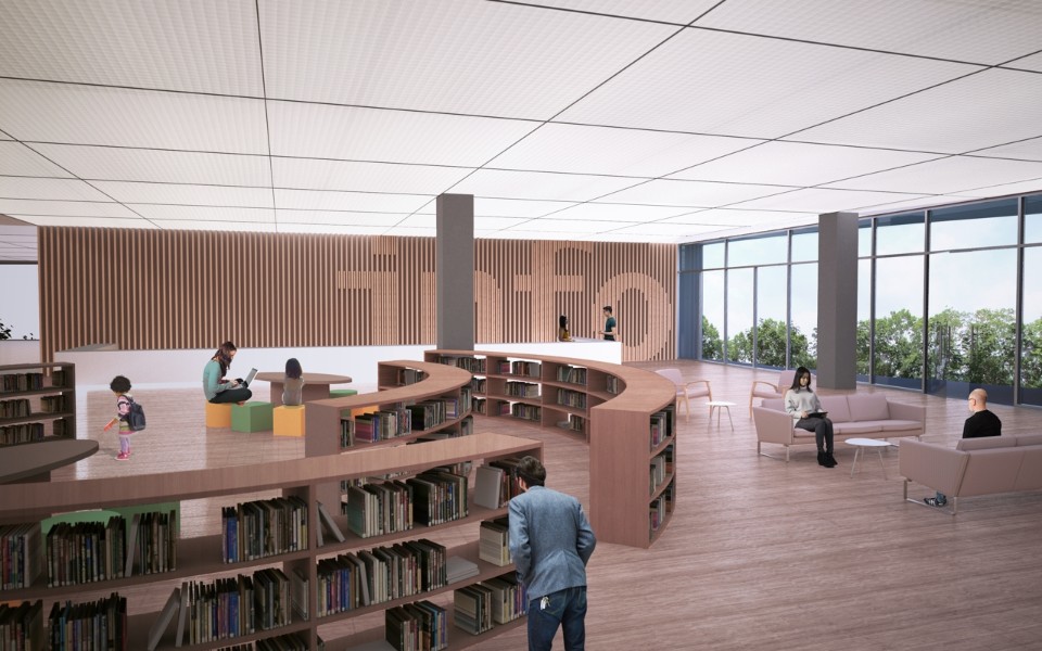 新竹市圖書館新總館競圖提案／姜樂靜建築師事務所