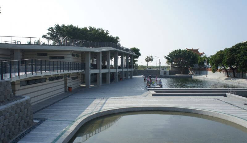 台東市海濱公園湧泉親水設施 社區方向視野