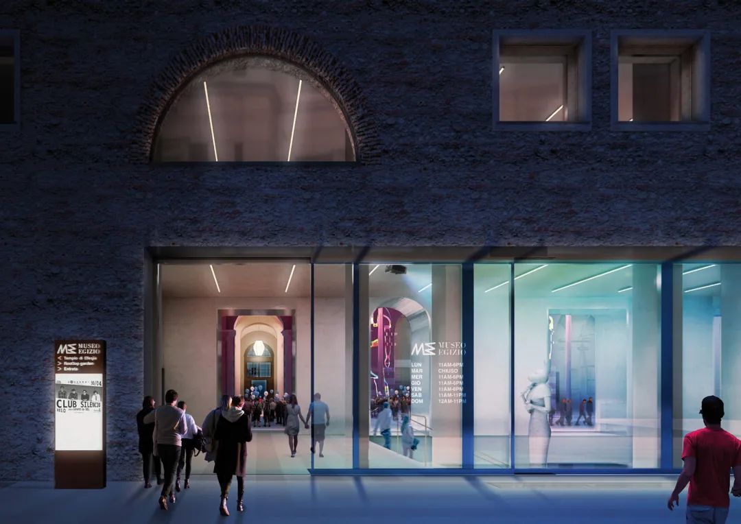 位於Duse道路的入口 義大利都靈埃及博物館改造競圖Museo Egizio 2024,OMA+Andreas Karavanas