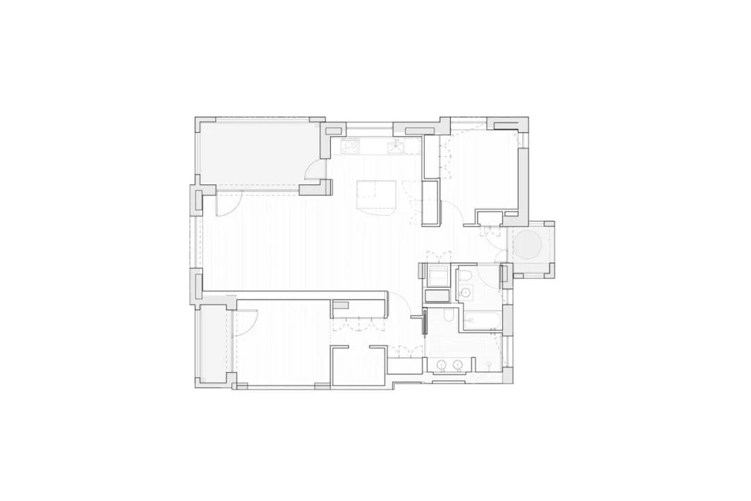 四層b住宅單元平面圖 Plan
