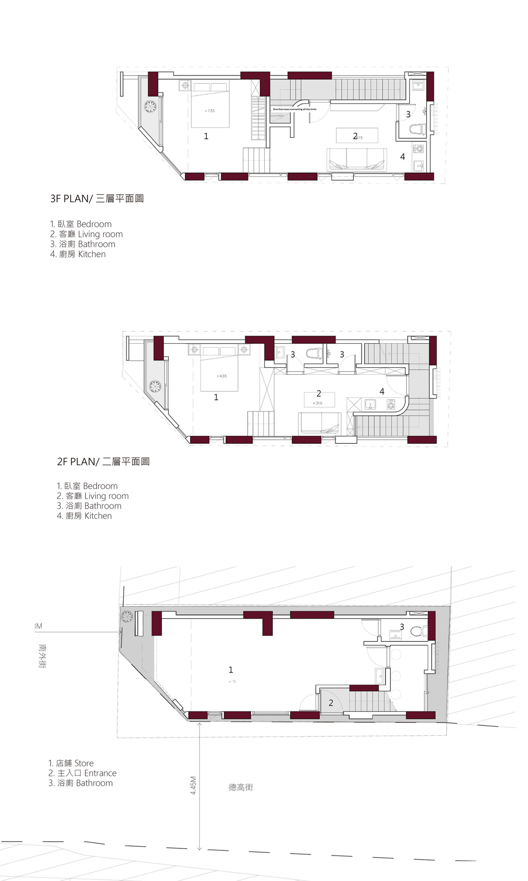 新竹共居之宅平面圖