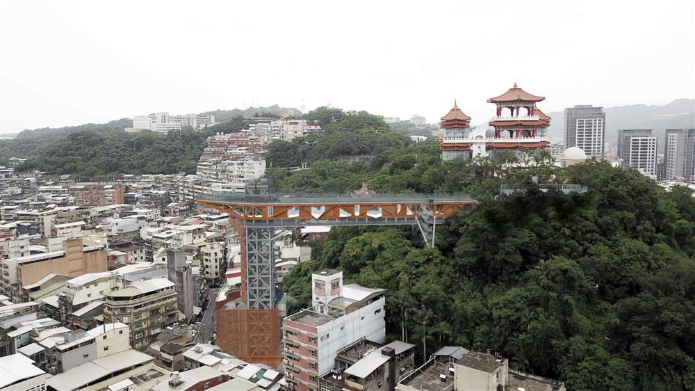 基隆塔(豎梯)模擬圖,連接基隆主普壇
