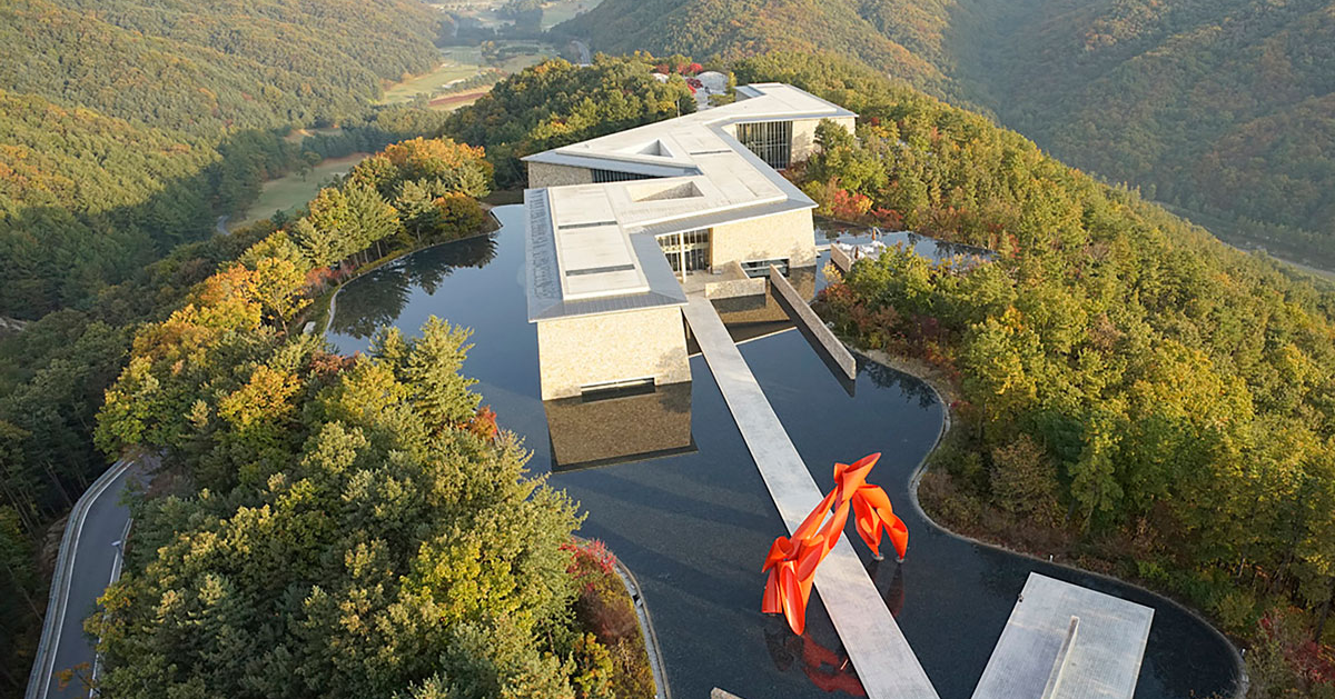 坐落韓國原州山中的Museum SAN