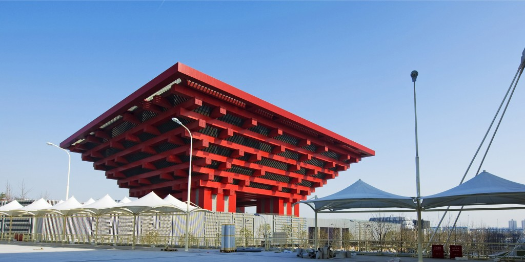 上海世博會中國館(圖源:華南理工大學建築設計研究院)