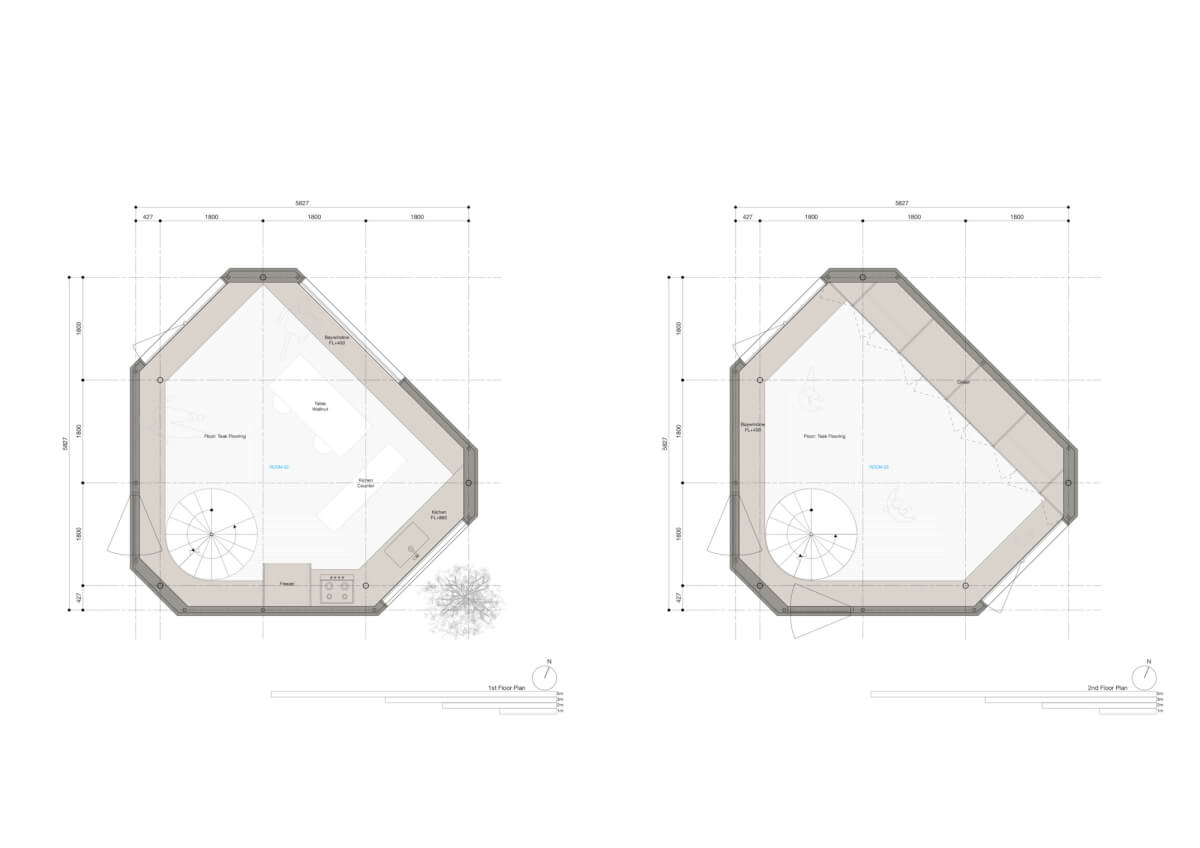 出窓の塔居 Bay Window Tower House ／藤貴彰 藤悠子Takaaki Fuji + Yuko Fuji Architecture