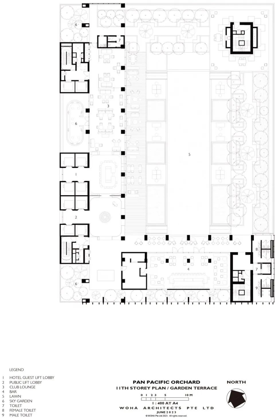 新加坡烏節泛太平洋酒店Pan Pacific Orchard／WOHA