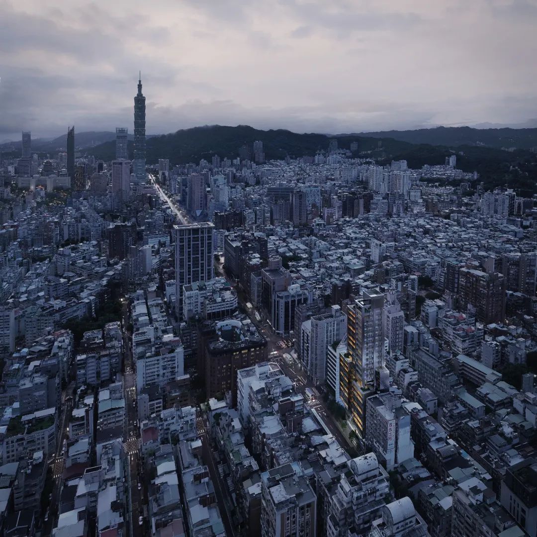 耑岫,基地位於台北市大安區信義路四段180號 ,是大陸建設與OMA合作的成果