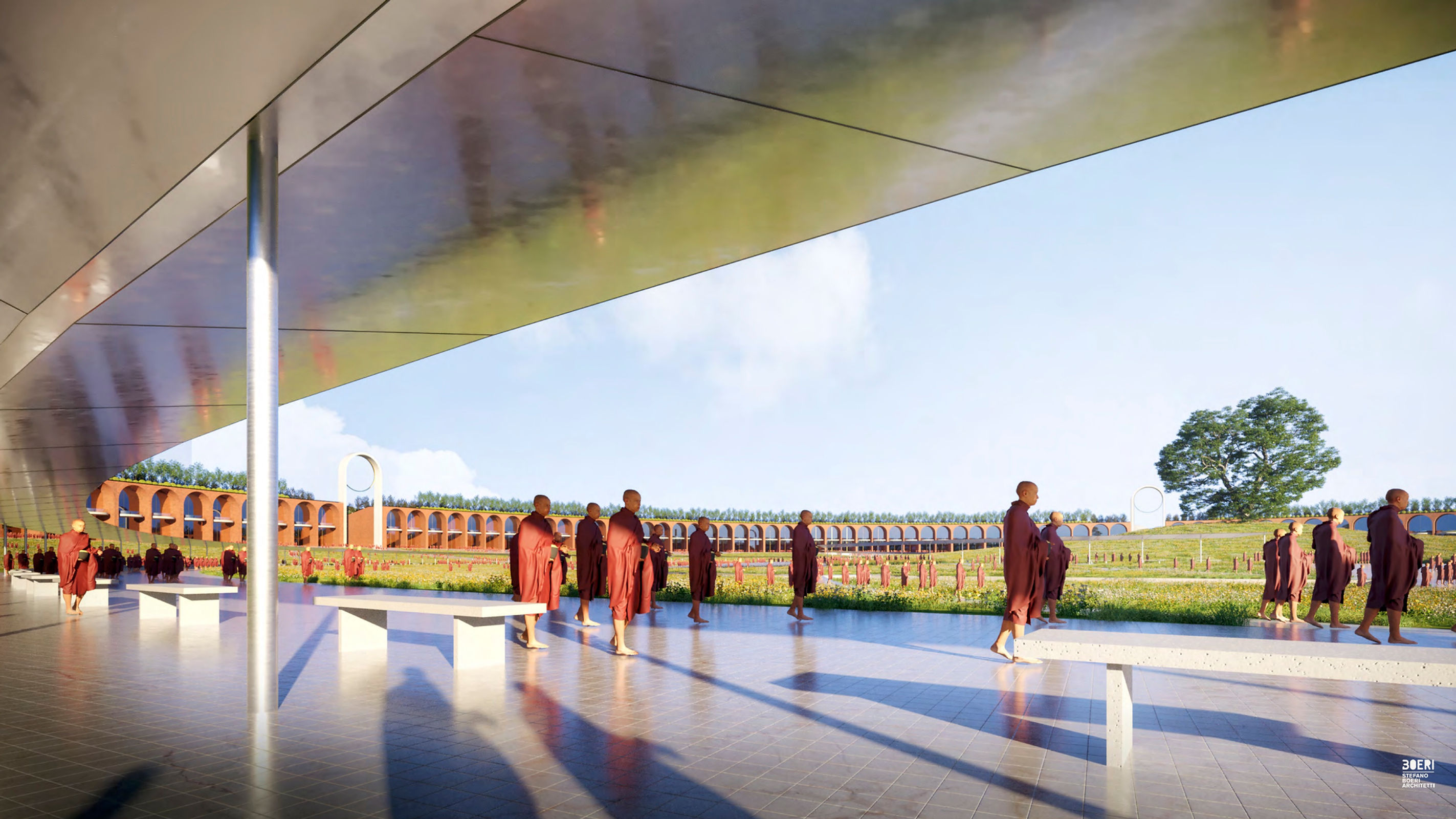 尼泊爾佛教古遺址拉瑪格拉瑪佛塔 Ramagrama Stupa／Stefano Boeri Architetti
