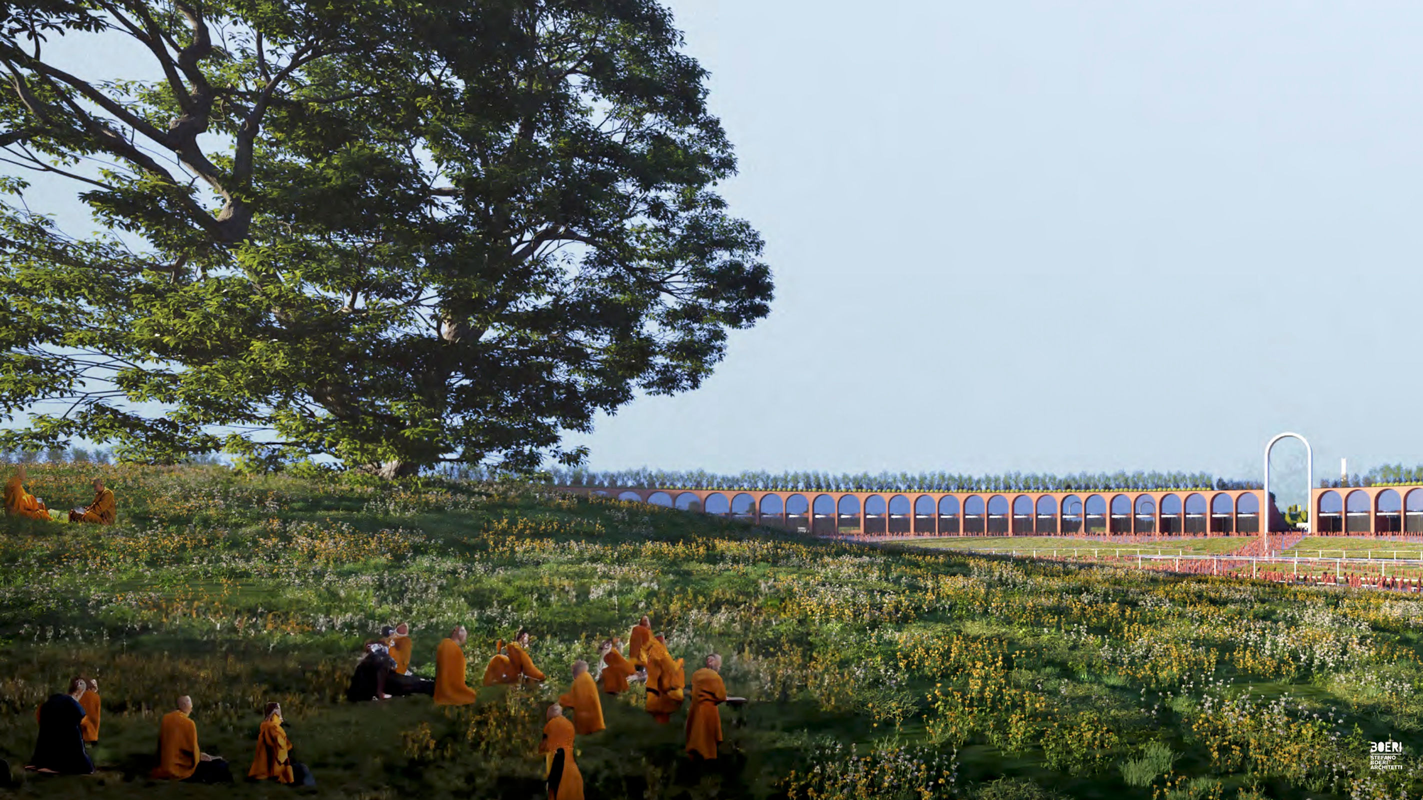 尼泊爾佛教古遺址拉瑪格拉瑪佛塔 Ramagrama Stupa/Stefano Boeri Architetti