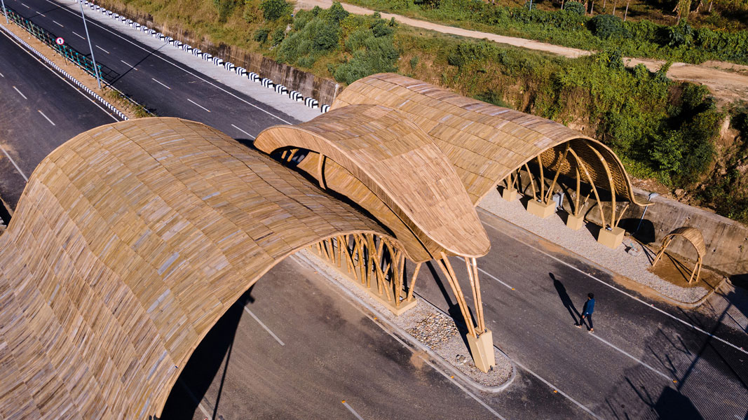 印度最大竹構建築，大犀鳥門重塑阿魯納恰爾邦的未來／STUDIOARO