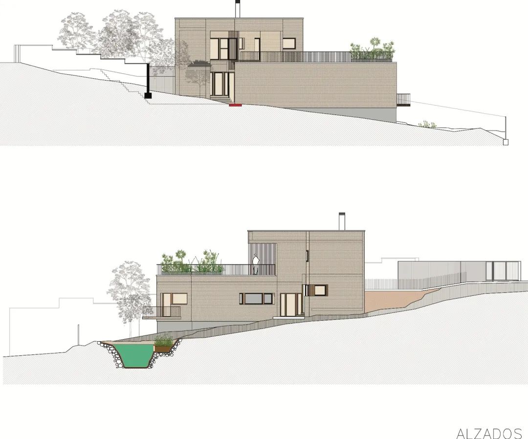西班牙被動式軟木小屋節能建築 住宅House in the Woods／El Fil Verd, Estudi d'Arquitectura