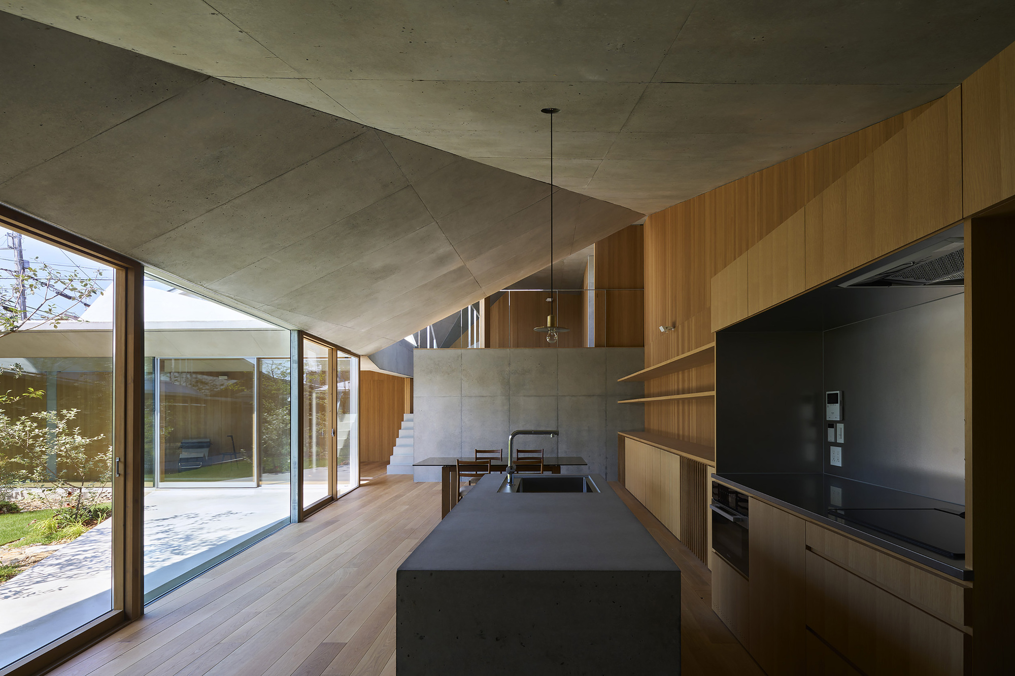 京都住宅 畑友洋建築設計事務所 向日市の家House in Maitamon Tomohiro Hata Architect and Associates 