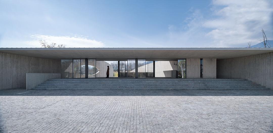 中國雲南大理洱海生態廊道葭蓬村驛站 趙揚建築工作室 咖啡館北立面