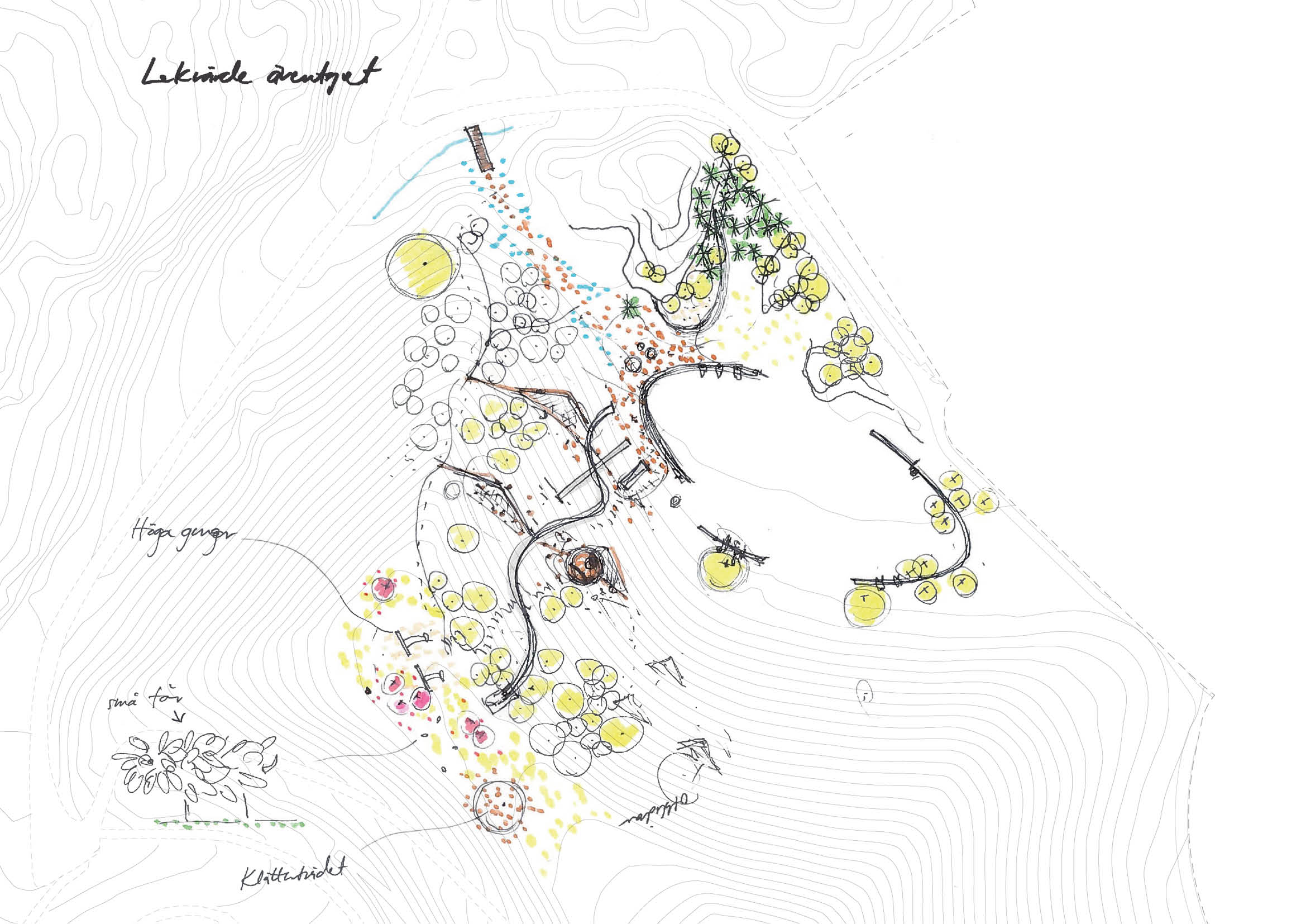 斯德哥爾摩人工山丘Vårbergstoppen兒童遊樂場 景觀設計LAND arkitektur