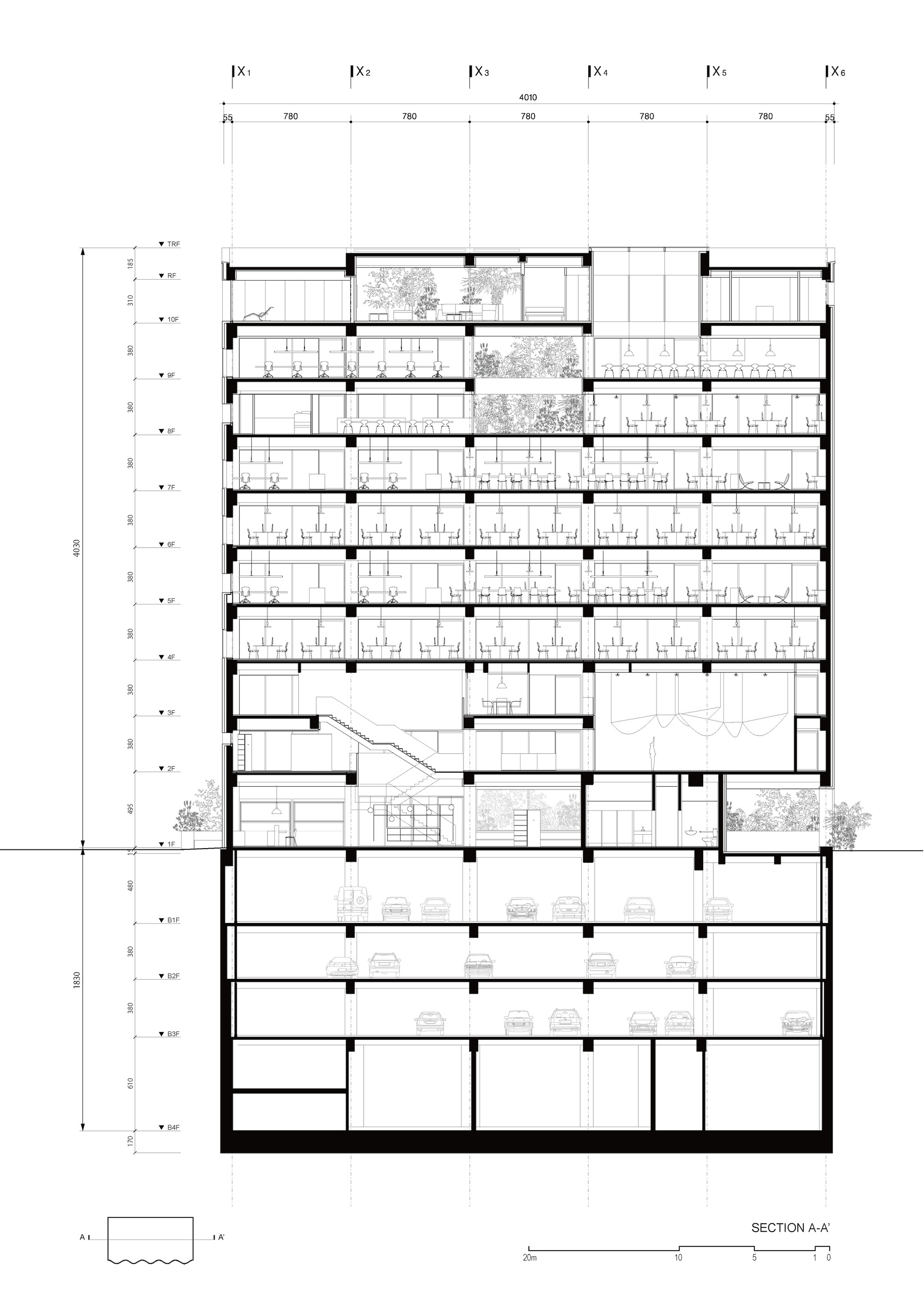 Behet Bondzio Lin Architekten 林友寒 韓國首爾W-Mission企業總部